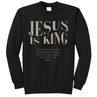 Jesus Is King Christian Sweatshirt