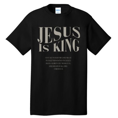 Jesus Is King Christian Tall T-Shirt