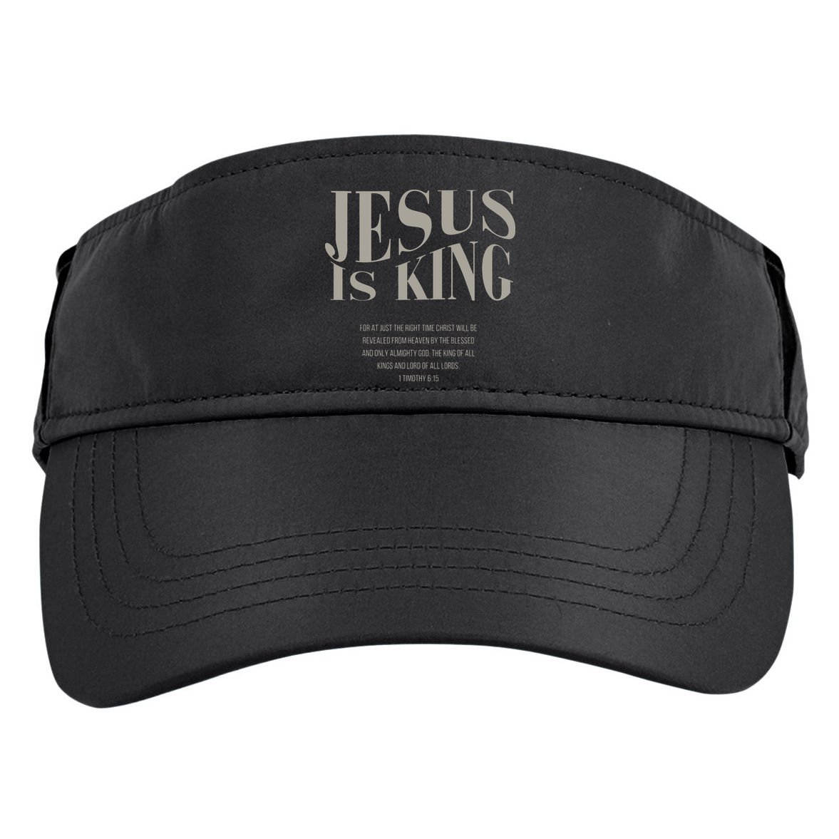 Jesus Is King Christian Adult Drive Performance Visor