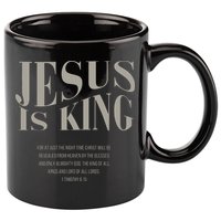 Jesus Is King Christian 11oz C Handle Ceramic Mug