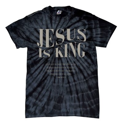 Jesus Is King Christian Tie-Dye T-Shirt