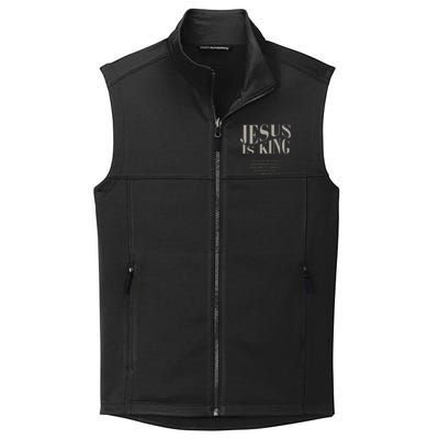 Jesus Is King Christian Collective Smooth Fleece Vest