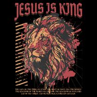 Jesus Is King Christian Lion Bible Scripture Faith Quote Impact Tech Backpack