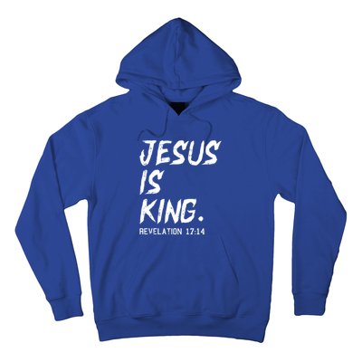 Jesus Is King Christmas Revelation Bible Religious Christian Gift Hoodie