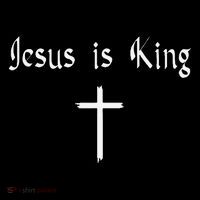 Jesus Is King Subtle Christian Minimalist Religious Baby Bodysuit