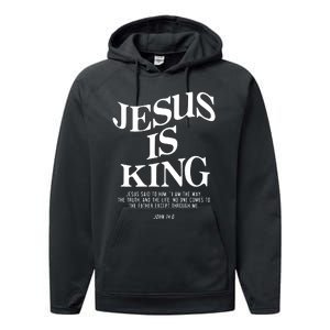 Jesus Is King Jesus John 146 Costume Christian Performance Fleece Hoodie