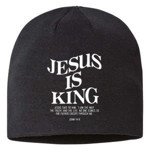 Jesus Is King Jesus John 146 Costume Christian Sustainable Beanie