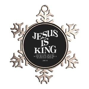 Jesus Is King Jesus John 146 Costume Christian Metallic Star Ornament