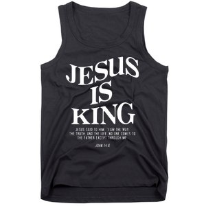 Jesus Is King Jesus John 146 Costume Christian Tank Top