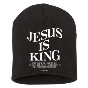 Jesus Is King Jesus John 146 Costume Christian Short Acrylic Beanie