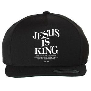 Jesus Is King Jesus John 146 Costume Christian Wool Snapback Cap