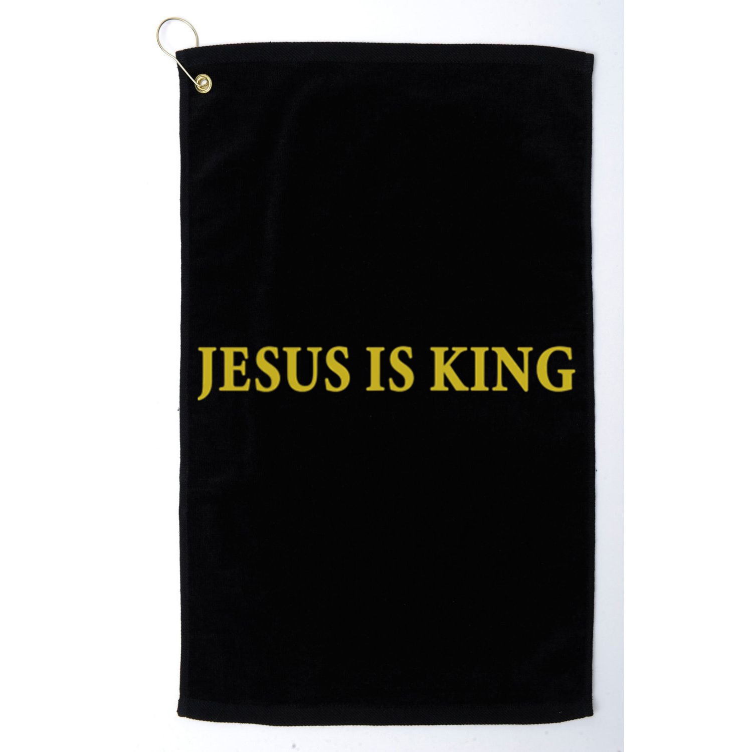 Jesus Is King Christian Golf Towel
