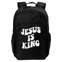 Jesus Is King Groovy Retro Christianity Backpack