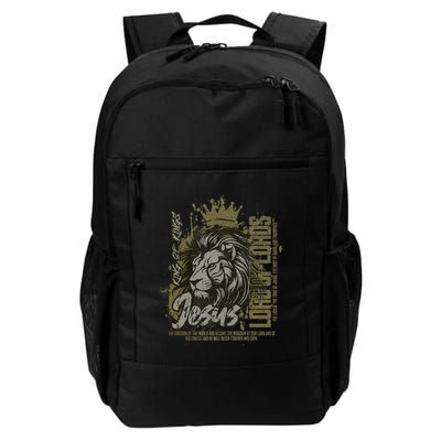 Jesus Is King Of Kings Jesus Lion Of Judah Christian Lion Backpack
