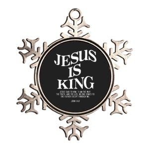 Jesus Is King Jesus John 14:6 Costume Christian Metallic Star Ornament