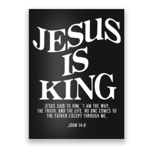 Jesus Is King Jesus John 14:6 Costume Christian Poster