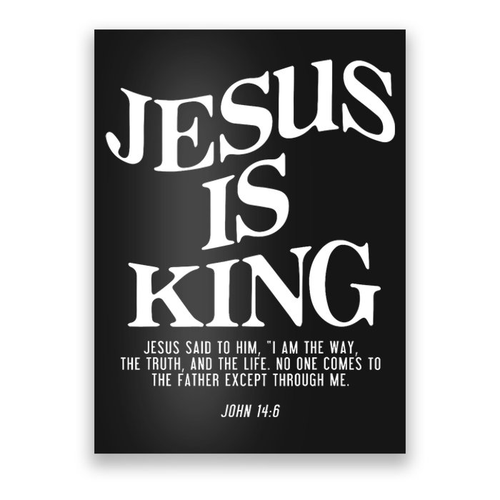 Jesus Is King Jesus John 14:6 Costume Christian Poster