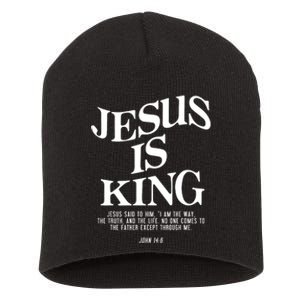 Jesus Is King Jesus John 14:6 Costume Christian Short Acrylic Beanie