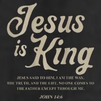 Jesus Is King John 146 Costume Jesus Christian 7 Panel Mesh Trucker Snapback Hat