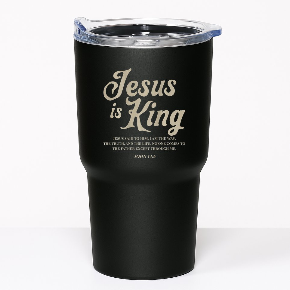 Jesus Is King John 146 Costume Jesus Christian Tumbler