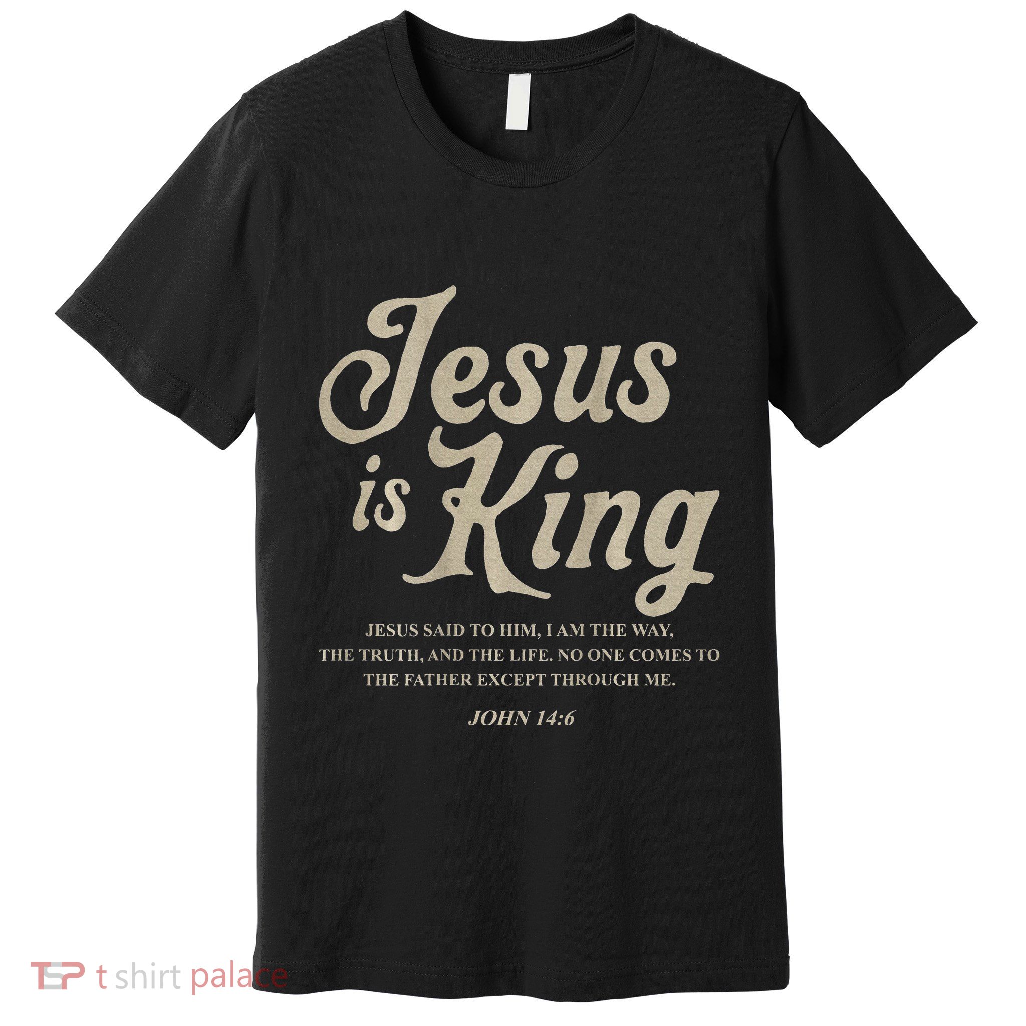 Jesus Is King John 146 Costume Jesus Christian Premium T-Shirt