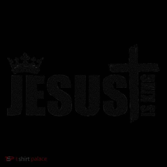 Jesus is King Bible Verse Rev Women's V-Neck T-Shirt