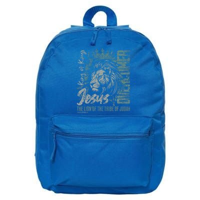 Jesus Is King Lion Of Judah Bible Faith 16 in Basic Backpack