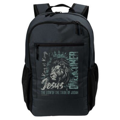 Jesus Is King Lion Of Judah Bible Faith Daily Commute Backpack