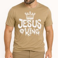 Jesus Is King Faith Religion Christian Spirituality Cooling Performance Crew T-Shirt