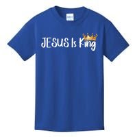 Jesus Is King Gift Religious Christian Merch Gift Kids T-Shirt