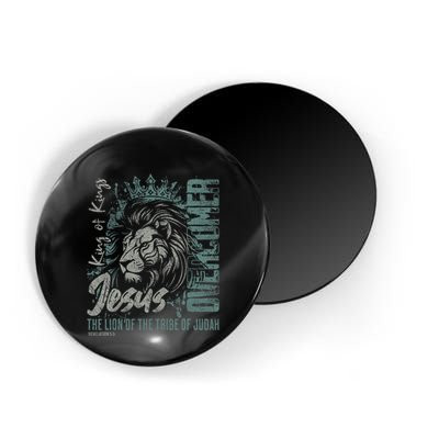 Jesus Is King Lion Of Judah Bible Faith Graphic Christian Magnet