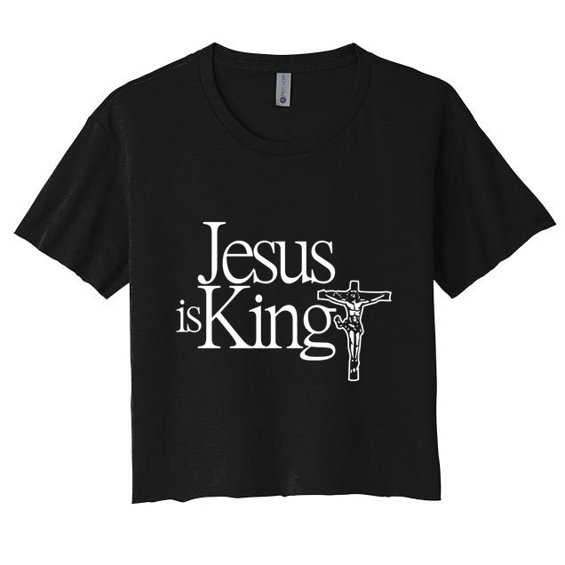 Jesus Is King Crop Top