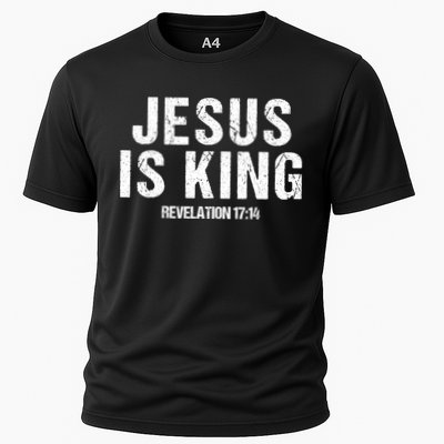 Jesus Is King Bible Scripture Quote Christian Performance Shirt
