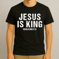 Jesus Is King Bible Scripture Quote Christian T-Shirt