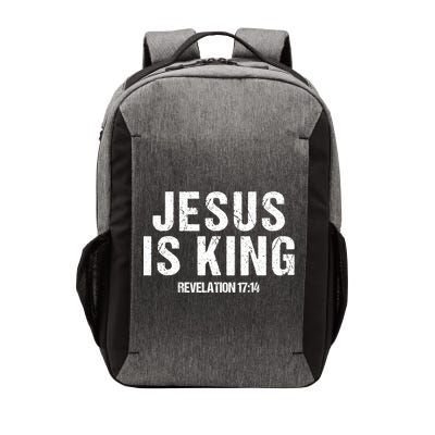 Jesus Is King Bible Scripture Quote Christian Vector Backpack