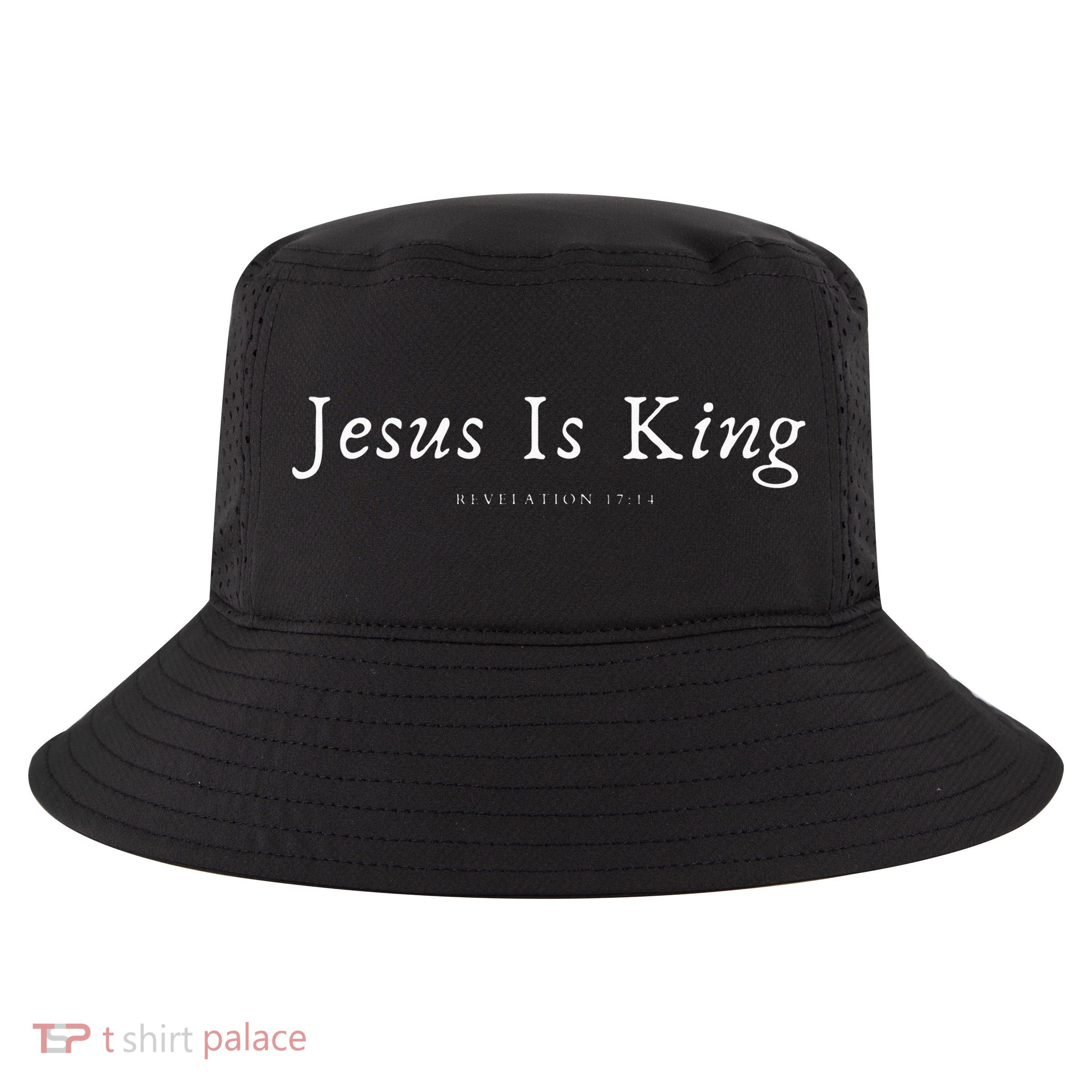 Jesus is King Cool Comfort Performance Bucket Hat