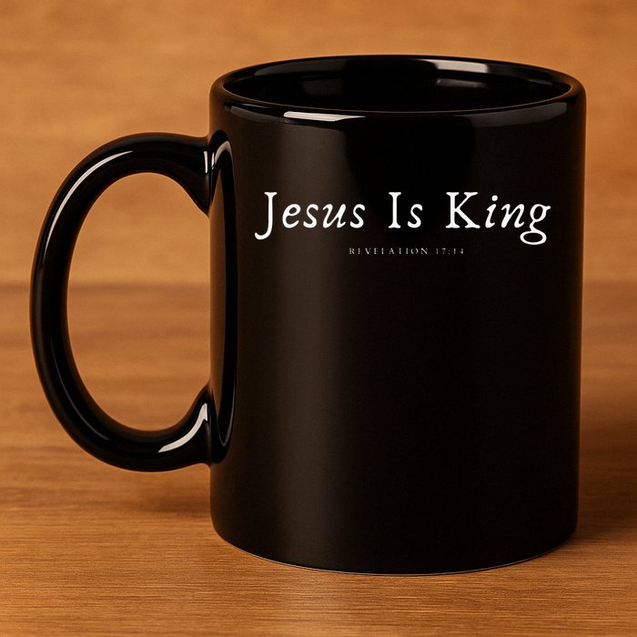 Jesus is King 11oz C Handle Ceramic Mug