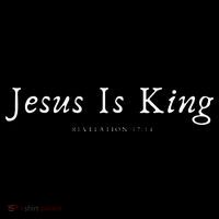 Jesus is King Drawstring Bag