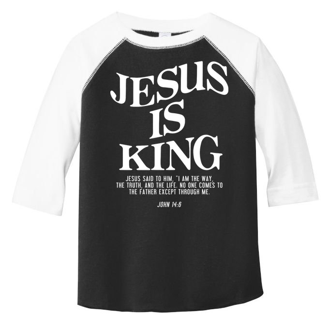 Jesus Is King Jesus John 14:6 Costume Christian Toddler Fine Jersey T-Shirt