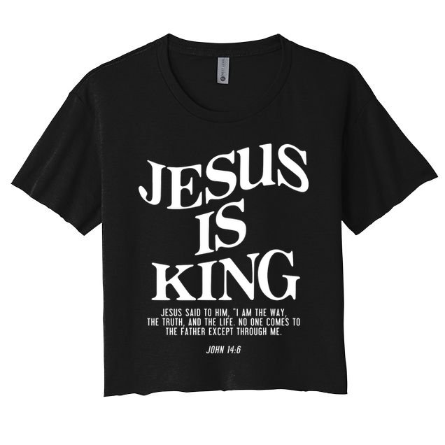 Jesus Is King Jesus John 14:6 Costume Christian Crop Top