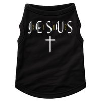 Jesus Is King Subtle Christian Minimalist Religious Doggie Tank
