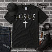 Jesus Is King Subtle Christian Minimalist Religious Tall T-Shirt
