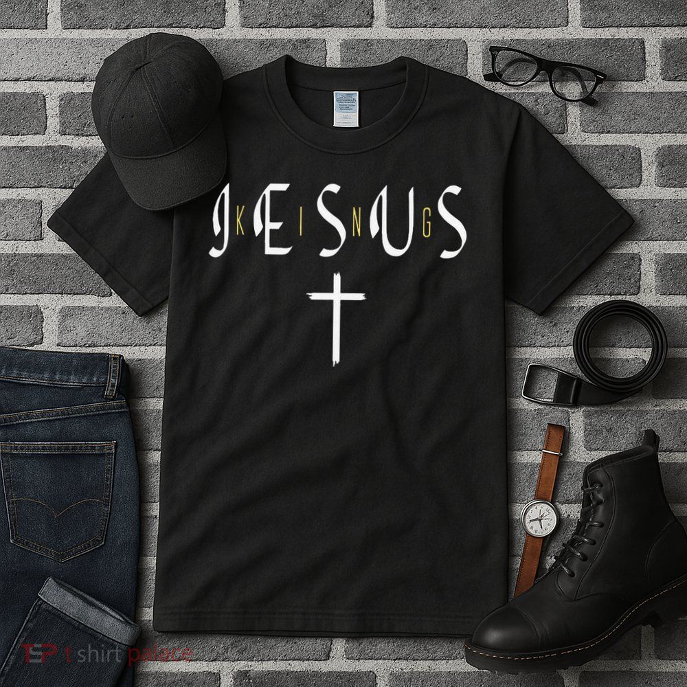 Jesus Is King Subtle Christian Minimalist Religious Tall T-Shirt
