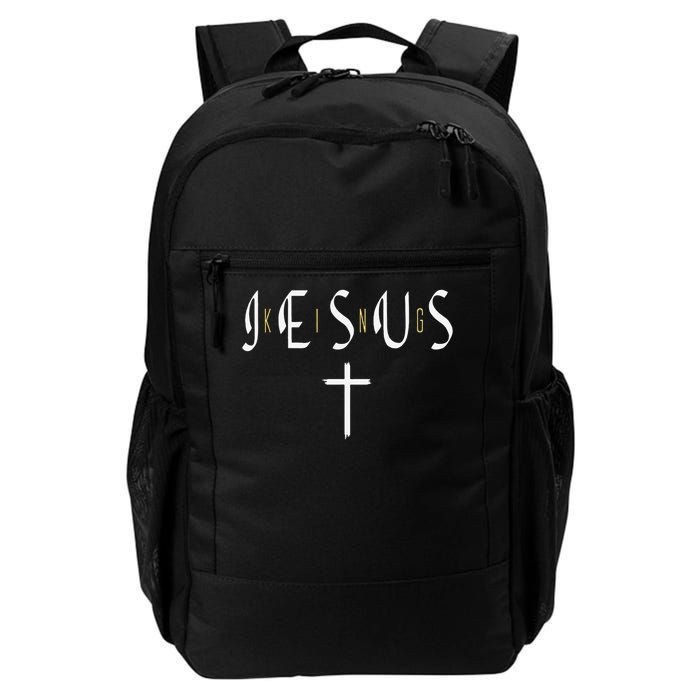 Jesus Is King Subtle Christian Minimalist Religious Backpack