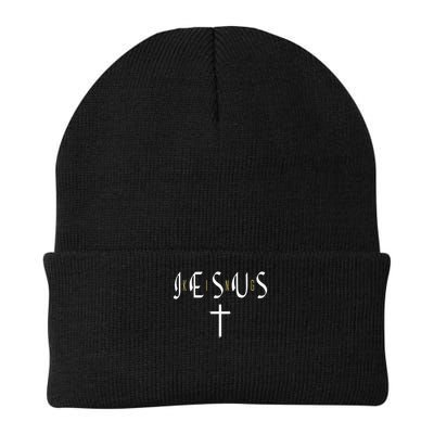 Jesus Is King Subtle Christian Minimalist Religious Beanie