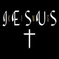 Jesus Is King Subtle Christian Minimalist Religious Drawstring Bag