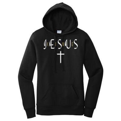 Jesus Is King Subtle Christian Minimalist Religious Women's Pullover Hoodie