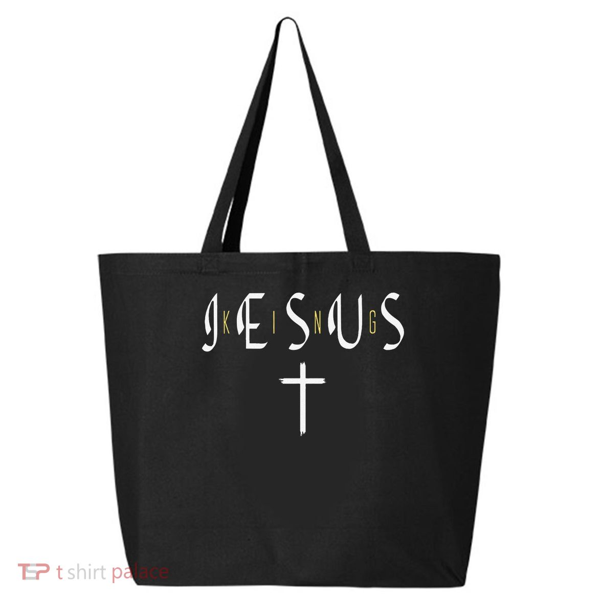 Jesus Is King Subtle Christian Minimalist Religious 25L Jumbo Tote
