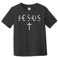 Jesus Is King Subtle Christian Minimalist Religious Toddler T-Shirt