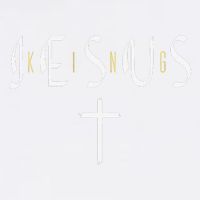 Jesus Is King Subtle Christian Minimalist Religious Garment-Dyed Sweatshirt